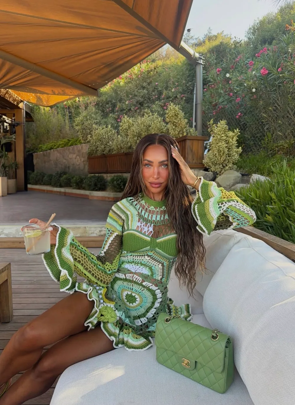 Kalui green dress